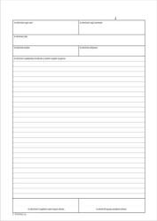 Victoria PAPER Nyomtatvány, ellenőrzési napló, 25x3, A4, VICTORIA PAPER "C. 18-72", 10 tömb/csomag (NVC1872) - onlinepapirbolt