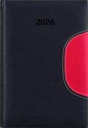 Dayliner Naptár, tervező, B5, heti, DAYLINER "Memphis", fekete-piros (NMB5FKPU) - onlinepapirbolt