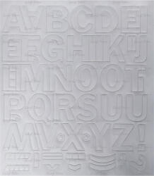  Öntapadós matrica, 3 cm-es, betűlap, fehér (LUIN129) - onlinepapirbolt