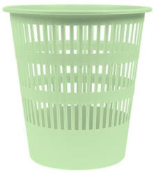 DONAU Papírkosár, 12 liter, DONAU, pasztellzöld (D30706) - onlinepapirbolt