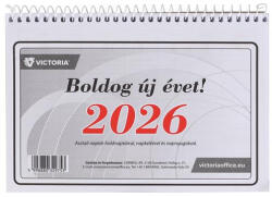 Victoria OFFICE Naptár, asztali, 23TA, VICTORIA OFFICE (2026 évi) (NV23TA)