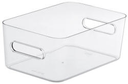 SMARTSTORE Műanyag tárolódoboz, 5, 3 liter, SMARTSTORE "Compact Clear M", átlátszó (CSDSMART10) - onlinepapirbolt
