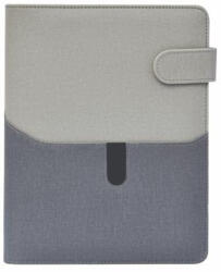 SATURNUS Kalendárium, gyűrűs, betétlapokkal, "M", műbőr, SATURNUS, "229", szürke-szürke (NKM229SZSZ) - onlinepapirbolt