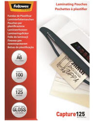 Fellowes Meleglamináló fólia, 125 mikron, A6, fényes, 100 db, FELLOWES (IFW53072) - onlinepapirbolt