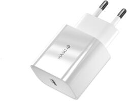 DEVIA hálózati töltő Smart PD 1x USB-C 20W, fehér