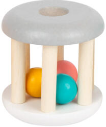 Small Foot by Legler Csörgő henger pasztell szürke (LE-11712-S)