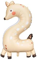 Party Deco Balloon Number 2 Doe (FB163-2)