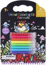 Tookyland Bársonyfestmény Állatok 6 kép 8 marker (LT167)