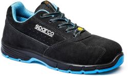 Sparco Munkavédelmi cipő SPARCO - Horizon Moreno S1PS fekete-kék 39-es (754639NRCE)