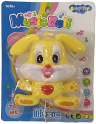  Zenélõ bébi játék, felh. , nyúl, 2 szín, 17x22 cm lapon