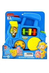  Zenélõ bébi játék, el. , hang-fény, vonat hang, mozdony forma, 21*24, 5 cm nyitott dob