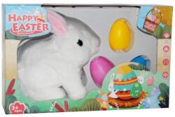  Nyúl, el. , zenél, hang, ugrik, + 3 tojás, 29x19 cm dob