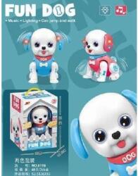  Kutya, el. , zene, fény, ugrik, műa. , 2 szín, 15x22 cm dob