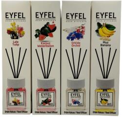  Set Pachet 4 Odorizante de camera cu betisoare EYFEL 120 ml aromele NOI