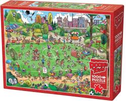 Cobble Hill 1000 db-os puzzle - Offside Antics - DoodleTown (44515) (44515)