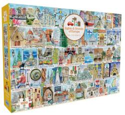 Gibsons 1000 db-os puzzle - Sights and Sounds of Europe (7146) (G7146)