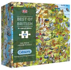 Gibsons 500 db-os puzzle - Best of British (3431) (G3431)