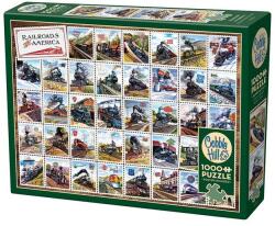 Cobble Hill 1000 db-os puzzle - Railroads of America (40232) (40232)
