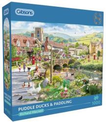 Gibsons 1000 db-os puzzle - Puddle Ducks and Paddling (6433) (G6433)
