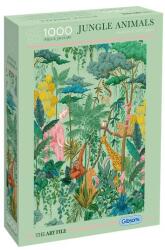 Gibsons 1000 db-os puzzle - The Art File - Jungle Animals (7215) (G7215)