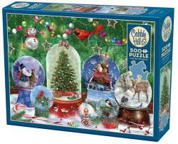 Cobble Hill 500 db-os puzzle - Snow Globes (45077) (45077)