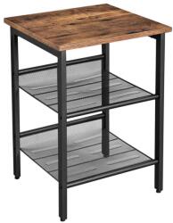 Euziel Kisasztal ELDUR barna/fekete LET23XV1 (EZ0270)