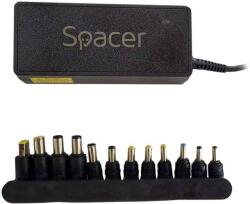 Spacer Incarcator Laptop Universal Spacer AC-DC 90W Comutare Automata Tensiune 12 Tipuri de Mufe DC15/16/19/19.5/20V Negru (SPNA-UNIV-12)