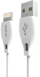 Dudao Cablu de date Dudao L4L, USB/Lightning, 2.1A, 2m, Alb (6970379611494)