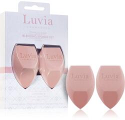 Luvia Cosmetics Diamond Drop Blending Sponge Set burete multifuncțional pentru make-up duo culoare Candy 2 buc