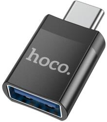 hoco. Adaptor Hoco OTG USB-A - USB-C UA17 Negru (ada/ot/us/hoc/ua/ne)