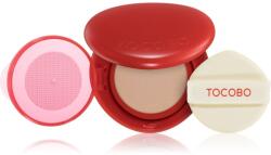 TOCOBO Apple Dewy Fit Cushion tartós alapozó sminkszivaccsal SPF 50+ árnyalat 21W Vanilla 15 g