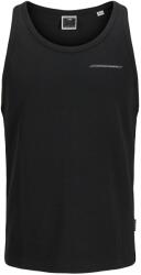 JACK & JONES Jack Jones Férfi Tank Top, 12276614, Pamut/Poliészter, L INTL, Fekete (0000305504630_L)