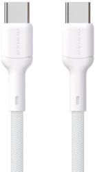 Dudao Cablu de date Dudao L9C, USB-C/USB-C, 65W, 2 m, Alb (6976625334537)
