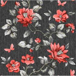 DEGRETS Tapéta DEGRETS 1483 Simplex, Taisiya fekete-piros, 0.53m x 10.05m = 5.3 nm (1483)