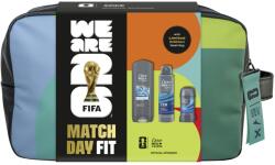 Dove FIFA ajándékszett: Clean Comfort spray, 150 ml + Clean Comfort tusfürdő, 250 ml + Clean Comfort stift, 50 ml + FIFA tusfürdő