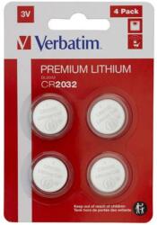 Verbatim CR2032 Lithium gombelem (CR) 4db (49533)