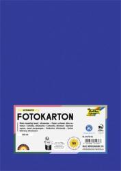 FOLIA Dekorkarton, 2 oldalas, A4, 300 g, 50 lap, FOLIA, mélykék (FL6145036)