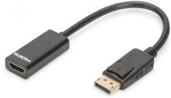 ASSMANN DisplayPort 1.2/1.2a HDMI Átalakító Fekete 15cm DB-340400-001-S (DB-340400-001-S)