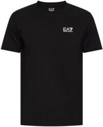 EA7 Férfi póló, Emporio Armani, 8NPT27 PJVQZ, fekete, pamut/elasztán, XL INTL (M8NPT27PJVQZ_02_XL)