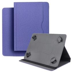 Gigapack tabletvédő álló, textil hatású, univerzális, flip, oldalra nyíló, asztali tartó, gumírozott belső, 10" méret, lila (GP-162380_B)