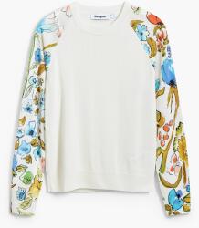 Desigual DESIGUAL, Raglánujjú felső, Pasztellkék, Törtfehér, Páfrányzöld, L (25SWJF31-1000-L)