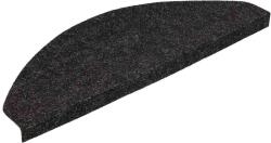 vidaXL 30 db antracitszürke öntapadó lépcsőszőnyeg 65 x 22, 5 x 3, 5 cm 3365902 (3365902)
