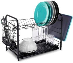 Artemis Edényszárító, Artemis, kétállású, fém, fekete, 51, 5x24, 5x33cm (VD-229098)