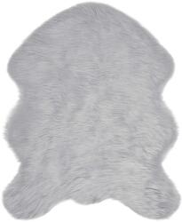vidaXL Műgyapjú Szőnyeg Tafalla Szürke 50 x 80 cm Poliészter 42021540 (42021540)