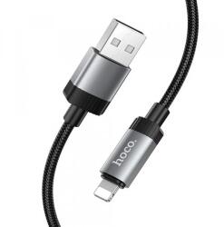 hoco. Cablu Date si Incarcare USB-A - Lightning HOCO X117, 18W, 1m, Negru