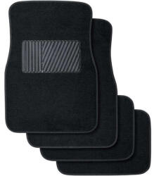 Sz-thm2508_1 Szövetszőnyeg készlet autóhoz - Fekete, 4 db-os, univerzális illeszkedés (SZ-THM2508_1)