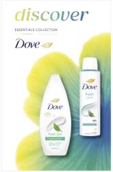 Dove Discover ajándékszett: Fresh Care tusfürdő, 250 ml + Dove Fresh Care izzadásgátló, 150 ml