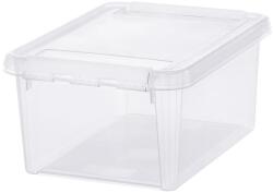 Orthex Tároló és rendszerező doboz, tetővel, SmartStore Home 10, BPA-mentes műanyag, Átlátszó, 34x25x16 cm (OG-3335152)