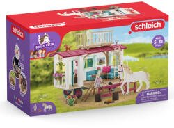 Schleich Schleich, Horse Club, Vagon pentru intalnirile de club secrete, set, 42593 Figurina