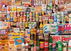 Gibsons 7034 - 1980s Shopping Basket - 1000 db-os puzzle (G7034)